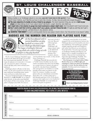 Or mental disabilities can play baseball on a team in the Bond ... - challengerbaseball