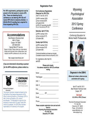 Safety officer certificate pdf - Registration Form Wyoming Full Conference Registration - wypsych