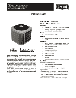 fillable online classicairconditioning 225a legacyt line 15 heat refrigerant 11