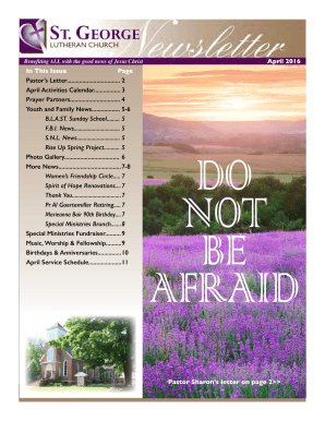 April 2016 In This Issue Page - stgeorgelutheranorg