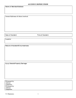 ACCIDENT REPORT FORM - U3A Dacorum - u3adacorum co