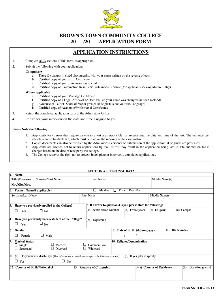 brown's town community college Preview on Page 1