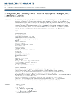 BA123b Systems Inc Company Profile - Business Description bb