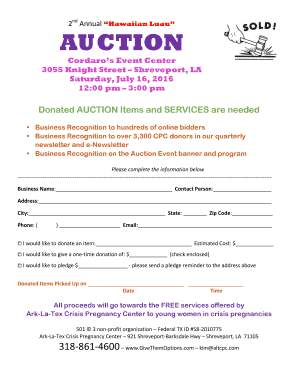 Lawyer retainer agreement sample - Download 2016 Auction Flyer - Ark-La-Tex Supporters - Home