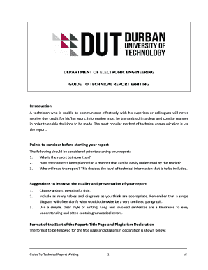 Guide to Report Writing - bInstrumentationbElecEng - instrumentation dut ac
