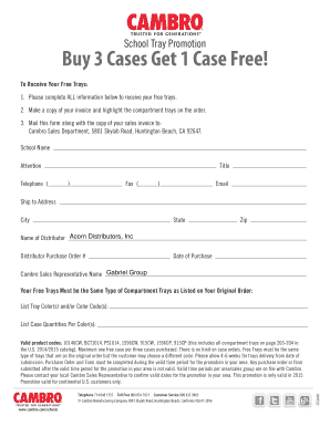 Buy 3 Cases Get 1 Case Free! - Acorn Distributors, Inc.