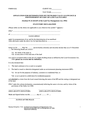 FORM 62(l) - osr nsw gov