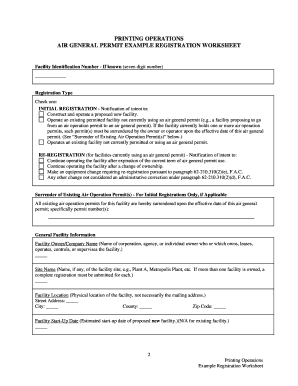 Problem solving recording sheet - PRINTING OPERATIONS Air General Permit Example - internetbeta dep state fl