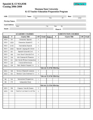 Form preview