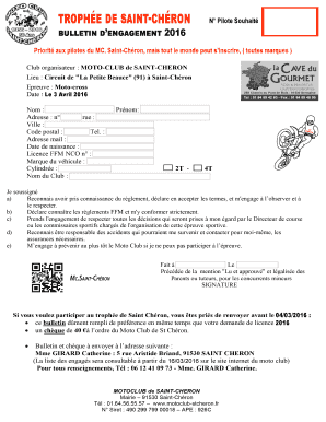 MOTO-CLUB DE St CHERON