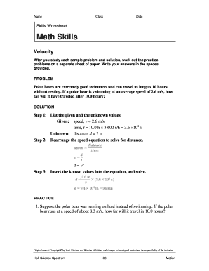 Skills Worksheet Math Skills Answer Key - Fill Online, Printable, Fillable,  Blank | pdfFiller