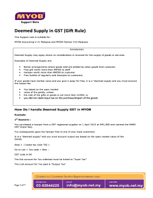 Fillable Online Deemed Supply In Gst Gift Rule Fax Email Print Pdffiller