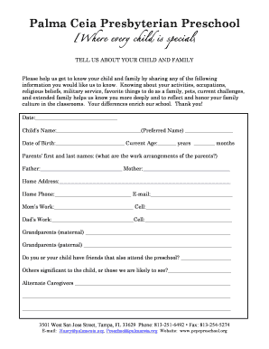 Form preview