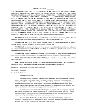 Proposed Ordinance - in ordinance format - FINAL - NO RED LINE - fpsba