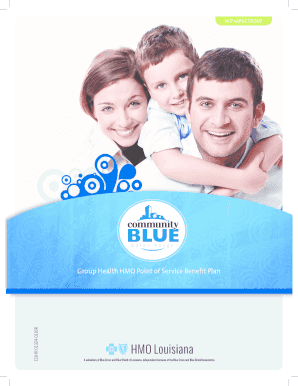 Fillable Online HMO Louisiana Inc - Blue Cross and Blue Shield of