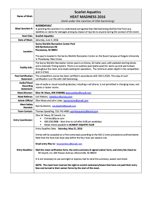 Vehicle log book pdf download - 2016 HEAT MADNESS Sanctioned - bbswim