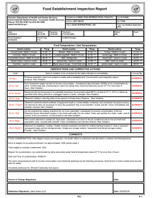 gov Date 03/09/2016 Arrival 09:15 AM Departure 10:25 AM Permit Expiration 07/28/2016 Permit Type F,G Establishment BABA YEGA EXPRESS (TOTAL FACILITY) Acct # 913836 Address 2607 GRANT Zip 77006 Owner SAND INTERNATIONAL, INC