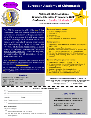 GEP Conference Frankfurt March 18 2012 - European Academy of ...