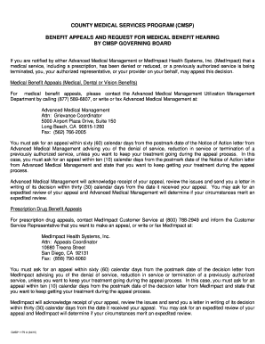 BY CMSP GOVERNING BOARD - cmspcounties