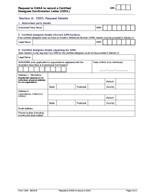 Form 1539 Certified Designee bConfirmationb Leter - casa gov