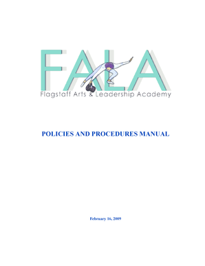 POLICIES AND PROCEDURES MANUAL - Trunity