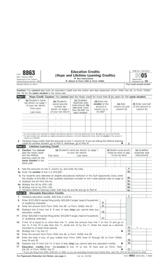 IRS Form 8863