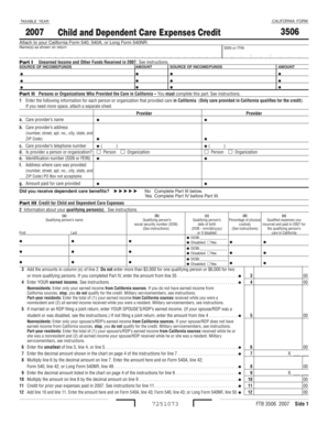 California Form 3506 2007