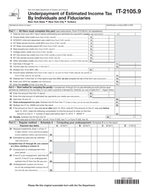 New York State IT-2105.9 Form