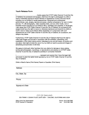Youth Release Form
