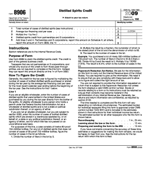 Form 8906 2009