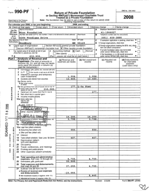 Form 990-PF 2008