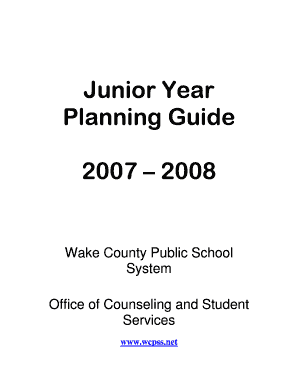 Junior Planning Checklist - Knightdale High School - Wake County ...