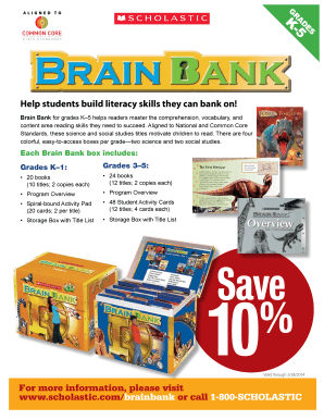 Brain Bank Order Form