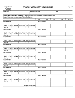 Club treasurer spreadsheet template - budget schedule for research proposal