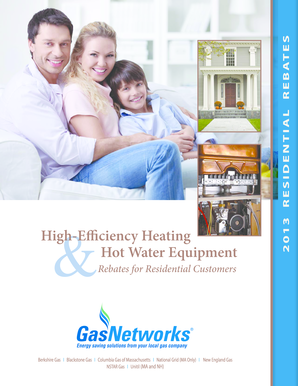 2013 Massachusetts High-Efficiency Heating Rebate Application