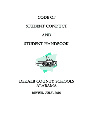 DeKalb County Student Conduct Handbook
