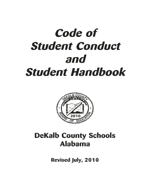 DeKalb County Student Conduct Handbook