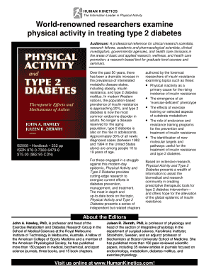 Physical Activity and Type 2 Diabetes Order Form