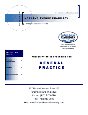 Prescription Compounding Form