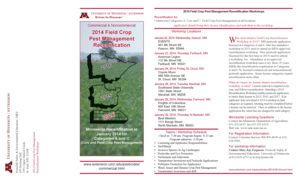 2014 Minnesota Field Crop Pest Management Recertification Workshop