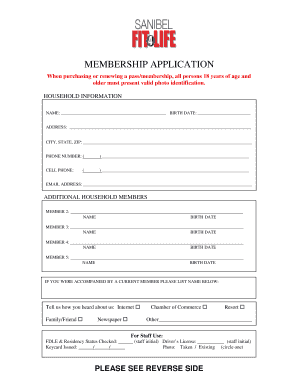 Membership Application
