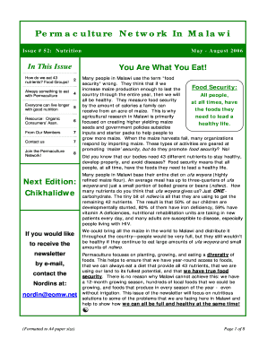 Permaculture Network In Malawi