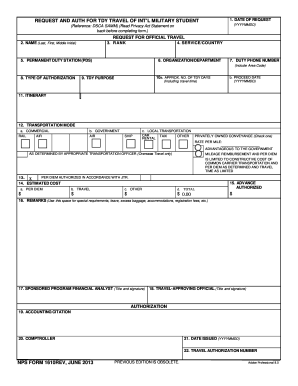 Dd Form 1610 Fillable - Fill Online, Printable, Fillable, Blank | PDFfiller