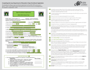 Iowa Open Enrollment Application