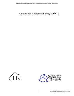 UK Continuous Household Survey 2009-10