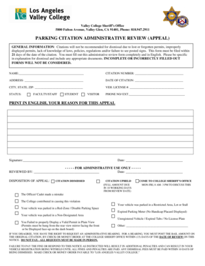 Parking Citation Administrative Review