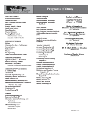 PCCUA Application for Admission