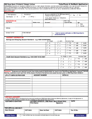 RBC Royal Bank TellerPhone & NetBank Application