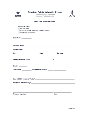 paychex employee information form