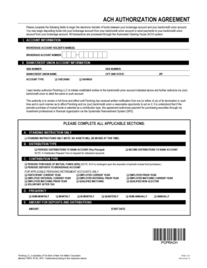 ACH Authorization Agreement